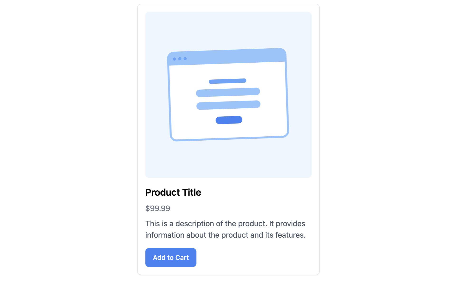 Tailwind CSS E-commerce Product Detail Card